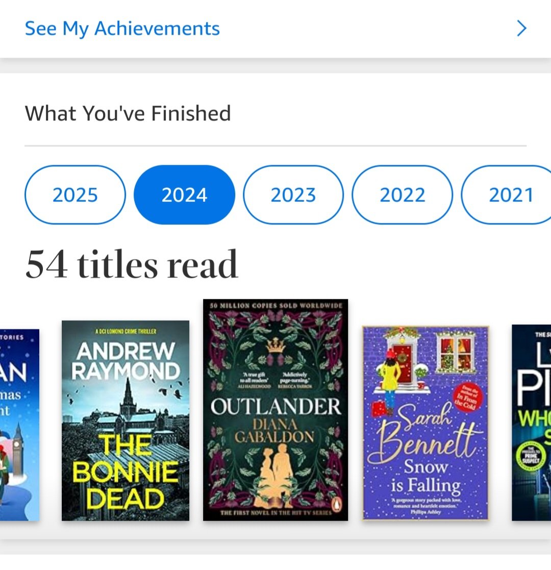 It was not my highest year, but I have read lots of others not counted for my Masters. #2024booksread