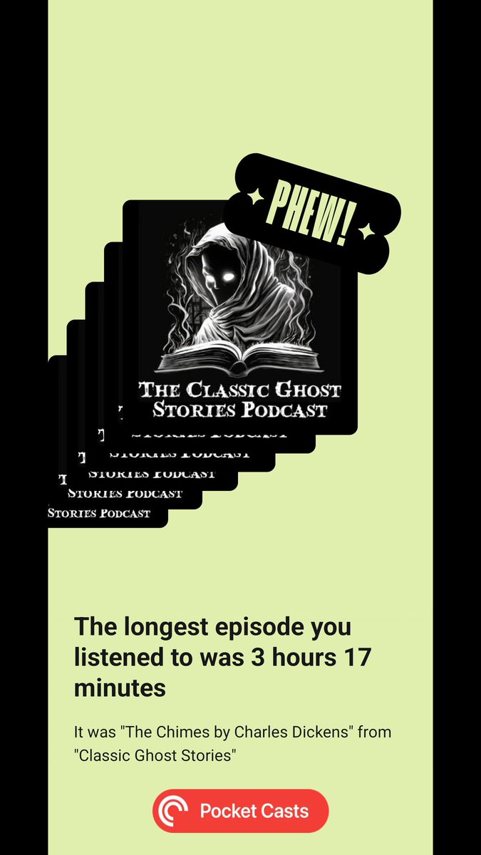 The Captain 🇬🇧 (@chrisdbowen) on Twitter photo The longest episode I listened to in 2024 pca.st/episode/795375… #pocketcasts #playback2024 <a href="/Classicghostst1/">Classic Ghost Stories Podcast</a> The longest episode I listened to in 2024 pca.st/episode/795375… #pocketcasts #playback2024 <a href="/Classicghostst1/">Classic Ghost Stories Podcast</a>