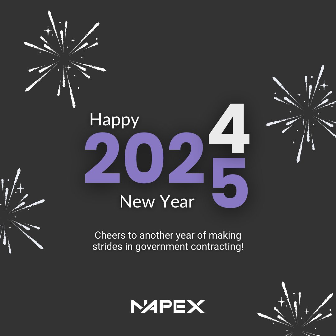 NAPEX_Alliance's tweet image. Happy 2025! We&apos;re excited for a new year with new opportunities to crush your government contracting goals! 

Find an APEX Accelerator near you today at napex.us/locations. Our business advisors want to see you win this year! 

#NAPEX #GovernmentContracting #APEXAccelerators