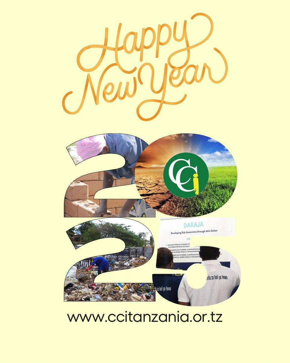 As we step into 2025, we <a href="/ccitanzania/">CCI</a> are filled with gratitude for our partners, communities, and supporters who have walked with us on the journey of creating sustainable, #resilient, and inclusive solutions for communities live in informal settlements
 #empowercommunities