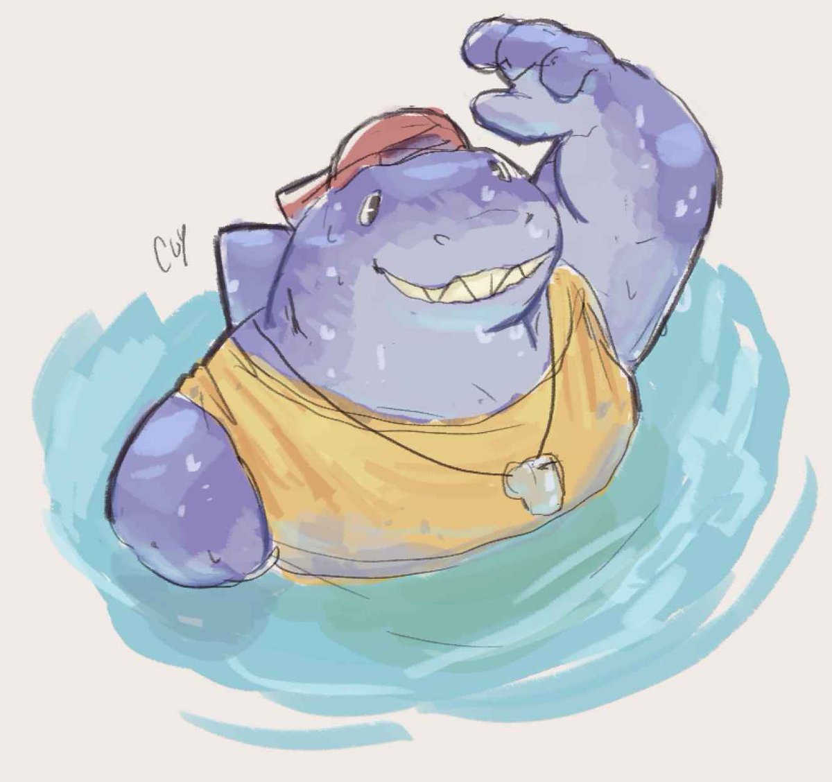MrCuymax's tweet photo. Steve the shark from fortnite 🦈 https://t.co/oZ52htAw0I