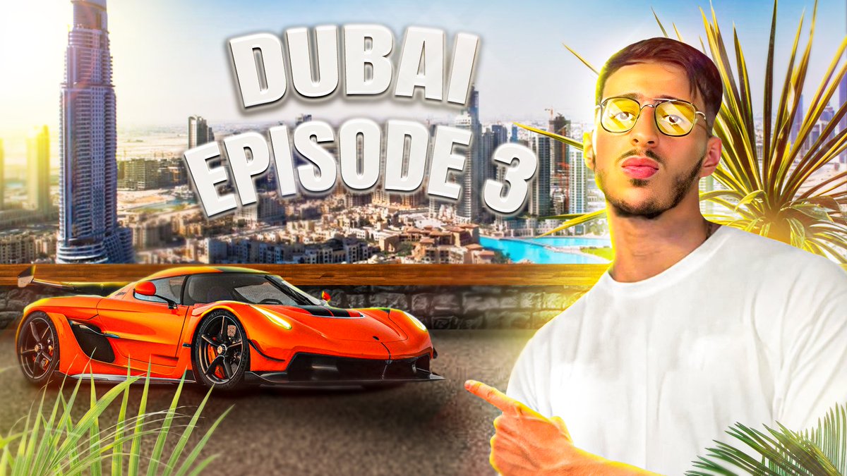 KuroroDesign's tweet image. // New Thumbnail for (@JoLaVanille /@JoLaVanilleTV )'s Dubai Vlog (Episode 3) 🌴🚗

Photomanipulation combining vibrant Dubai vibes and dynamic energy ✨
➥ Only my 4th thumbnail ever—still learning, so I’m super affordable! 💸
➥ DM me if you need unique thumbnails for your…