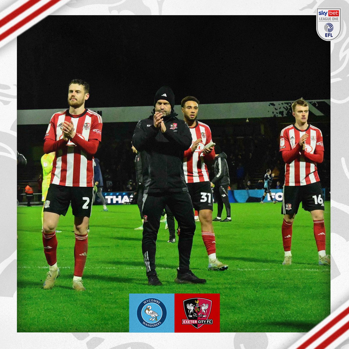 👏 There were 6️⃣3️⃣0️⃣ of you with us at Adams Park today, thank you for your incredible backing ❤️

See you at SJP on Saturday!

#ECFC #SemperFidelis