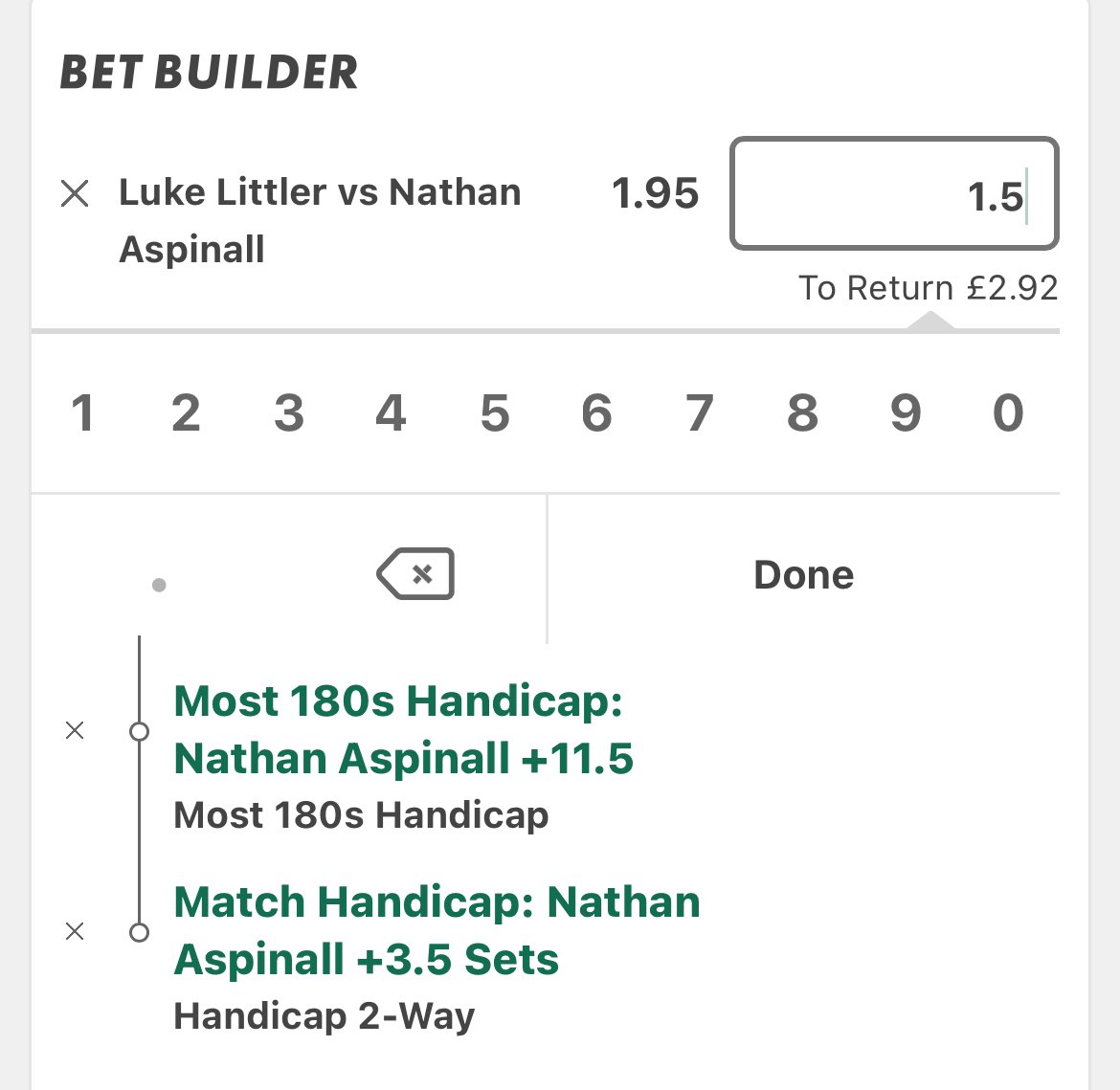 One for the big game at Ally Pally this evening 🎯 #PDCWorldChampionships #GamblingTwitter