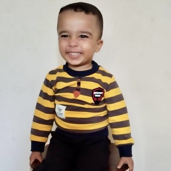 الشـ،هيد الطفل براء أبو حسان الذي ارتقى مع والدته وجدته في مجرْرة حي الدرج قبل أسبوع.