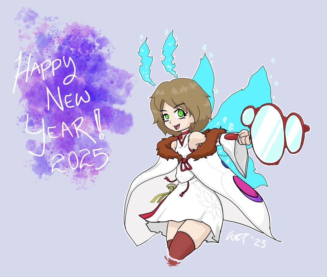 ThirdKeyOfSun's tweet photo. Happy New Year!
#NewYear2025 #イラストレーション https://t.co/QJML3azD77
