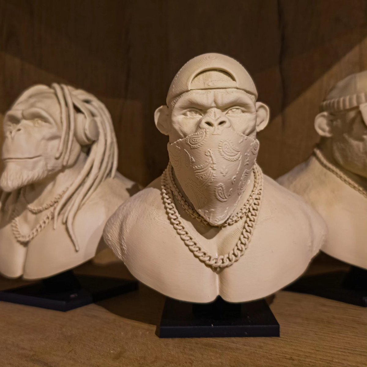 Saddex3D's tweet photo. Urban representation of Hear no evil, Speak no evil, See no evil.

If you want to print it and support my work you can download it from @Cults3D https://t.co/XuWfNY65er

#3dprinted on @BambulabGlobal p1s with their PLA filaments https://t.co/8niz7ZfZmM