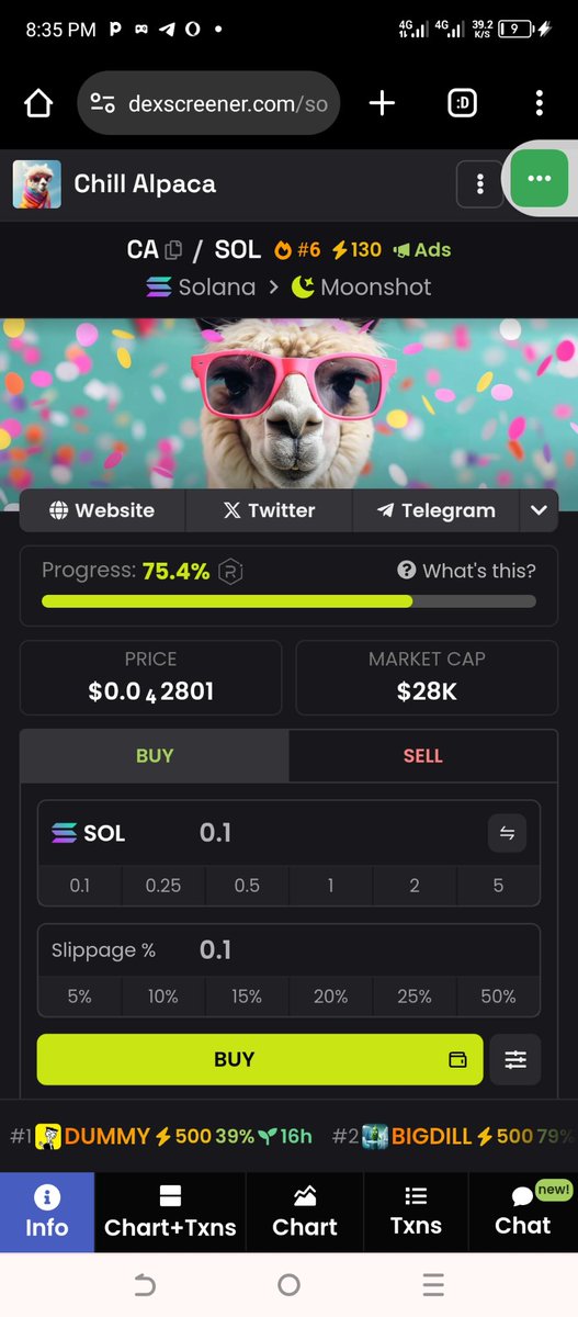 <a href="/oCalebSol/">Caleb</a> $Ca is the one that can retire you.
Currently on moonshot
130x boost with transparent dev, sending this gem to millions get in

Ca 9vE5cGaQAWisoHMaAFs8YVz6LADThdNuGBWoZoTFmoon