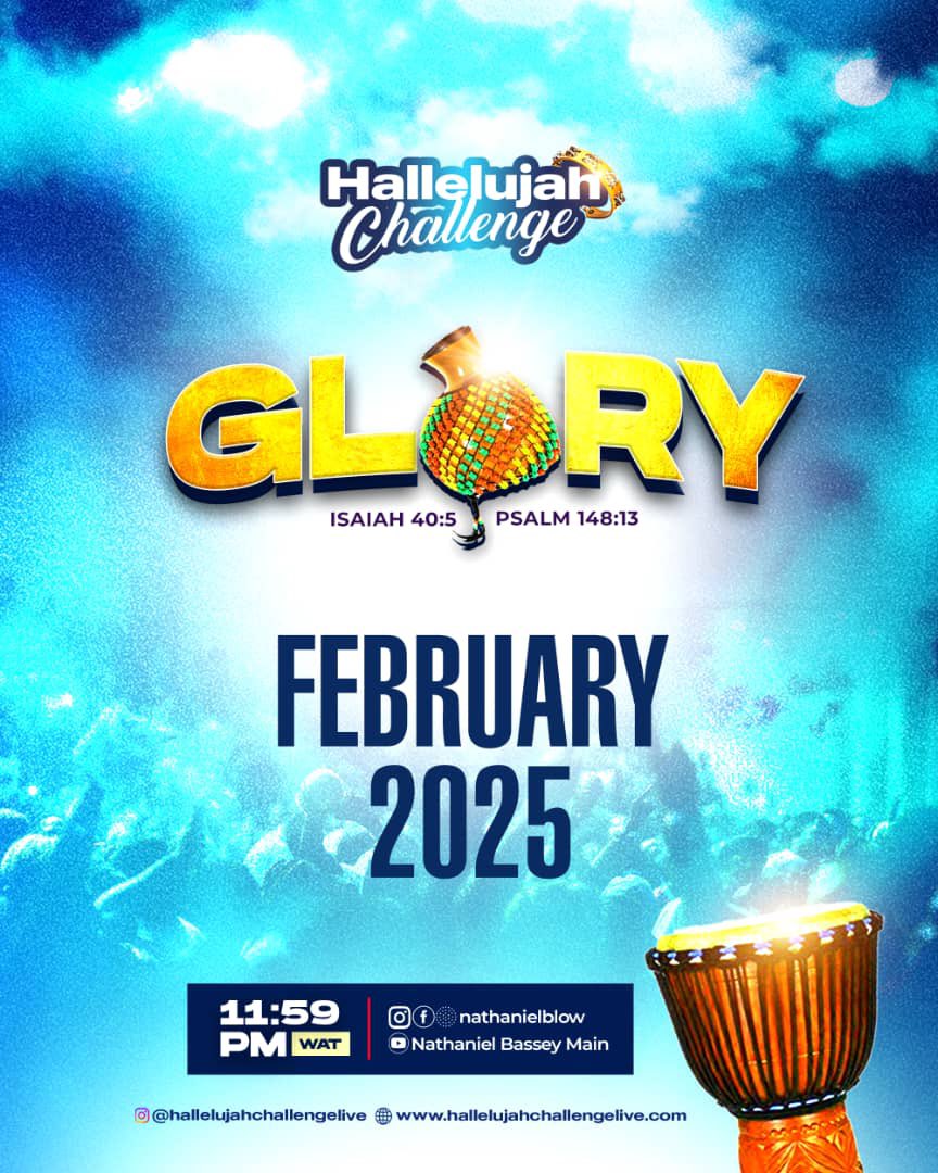 It’s GLORIOUS PRAISE ! 
2025 is for GLORY
Let’s go 
#Hallelujahchallenge