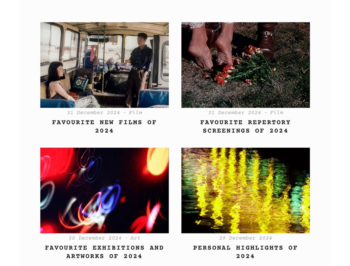 New on the blog: 
Best of 2024 - End of Year Lists 
Posts include round ups of cinema going experiences in Dubai and elsewhere., theculturist.com
