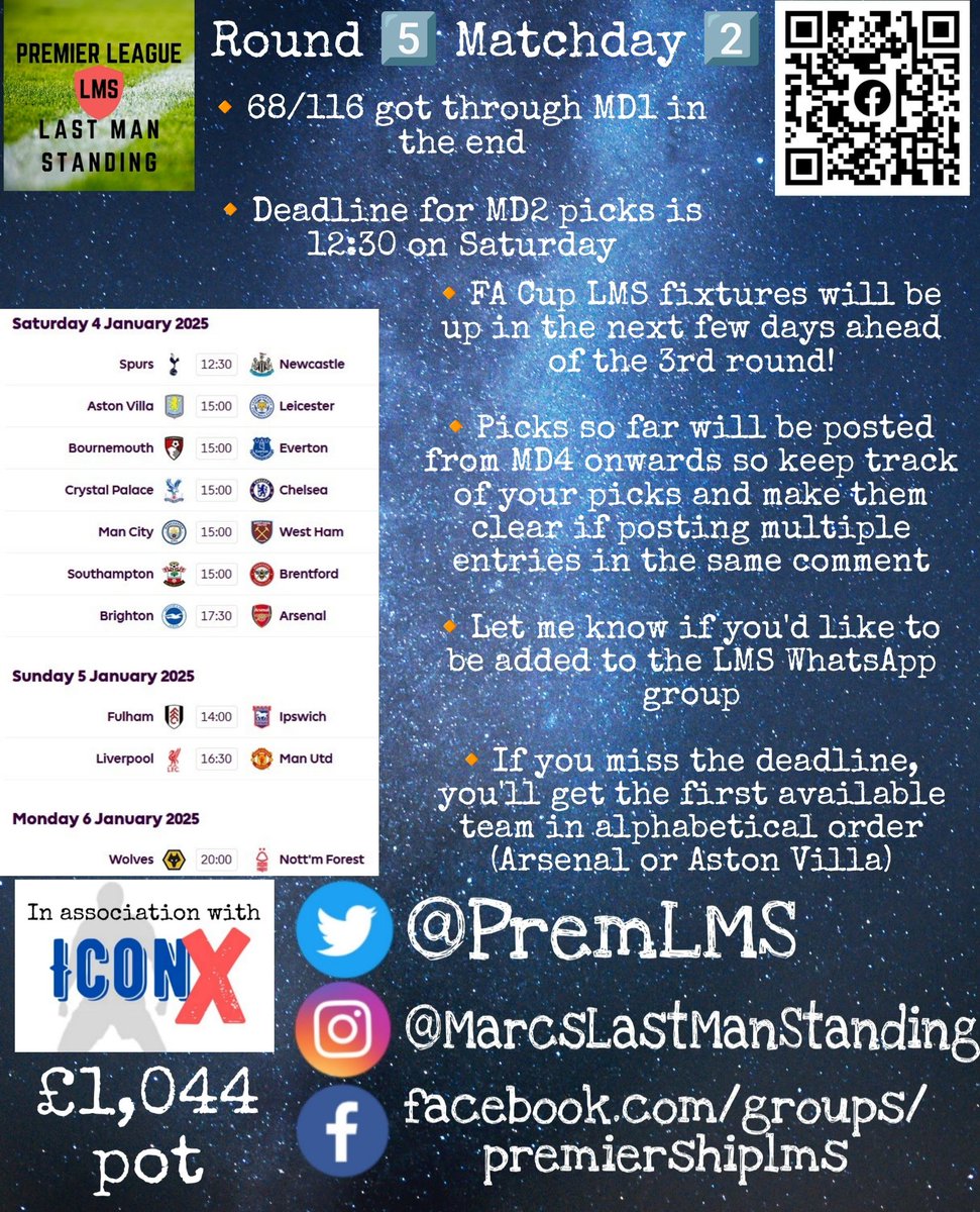 ⚽ Premier League LMS ⚽ tweet media