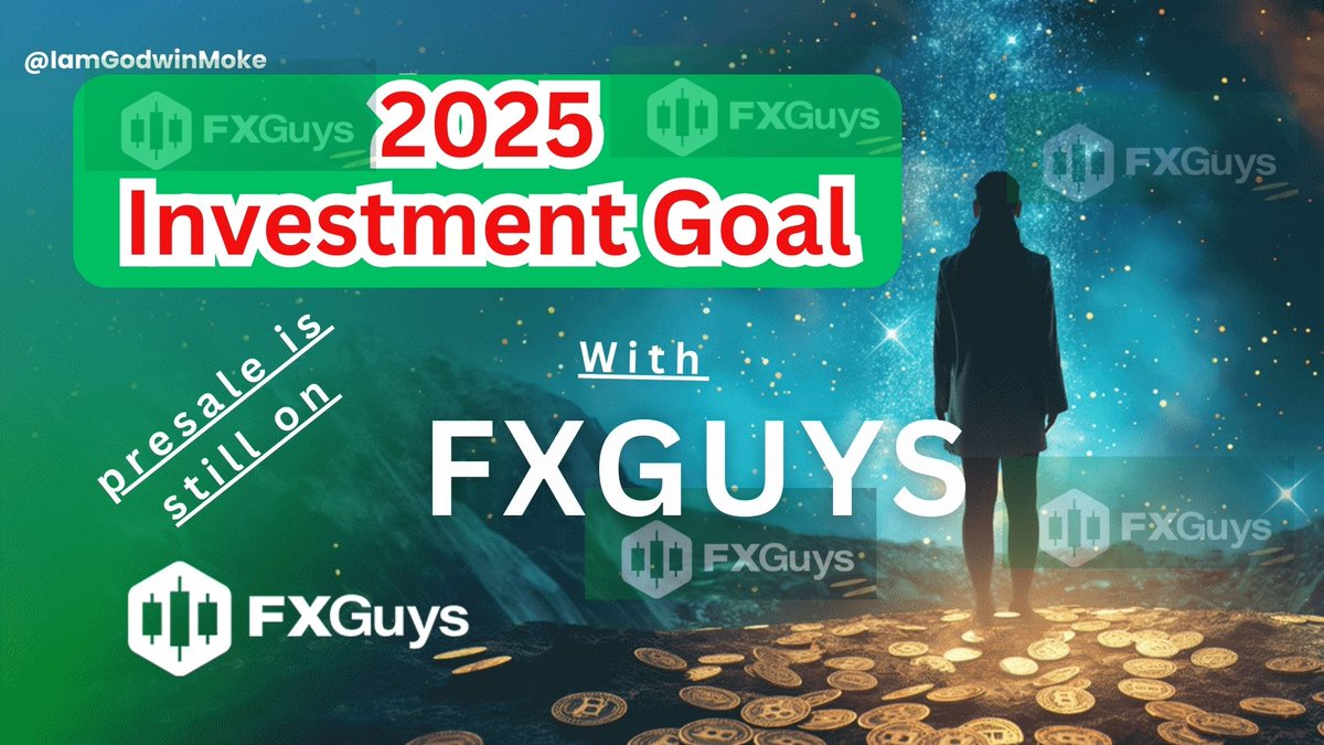 IamGodwinMoke's tweet photo. 📢2025 is here, and it’s the perfect time to set clear trading and investment goals. My focus? 🚀 Building a diversified portfolio and leveraging innovative platforms like #FXGuys for maximum growth. https://t.co/125S6LoSAj