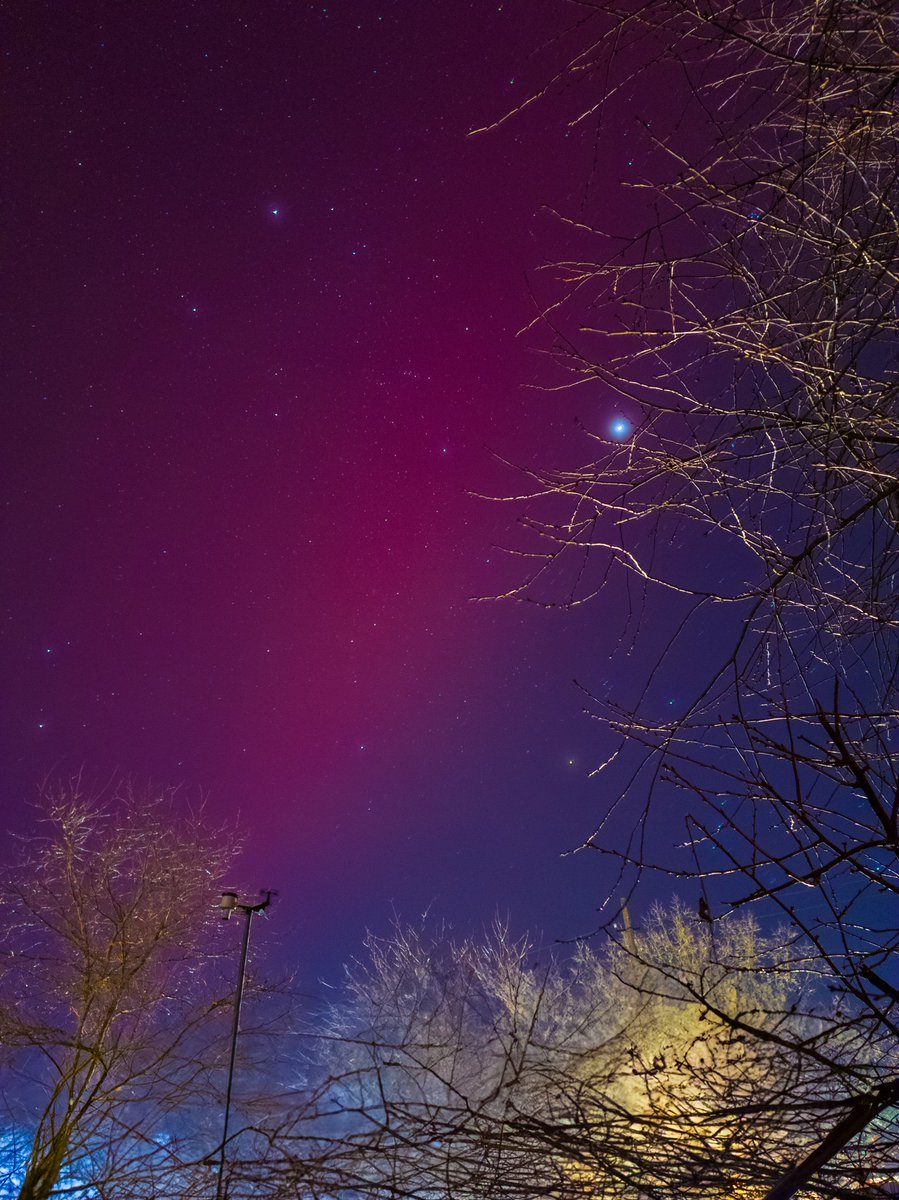 AndriyVolyn's tweet photo. #Aurora 
SAR Arc in Volyn Oblast, Ukraine, 01/01/2025.
@JAtanackov, @TamithaSkov https://t.co/P4YyE9WYTd