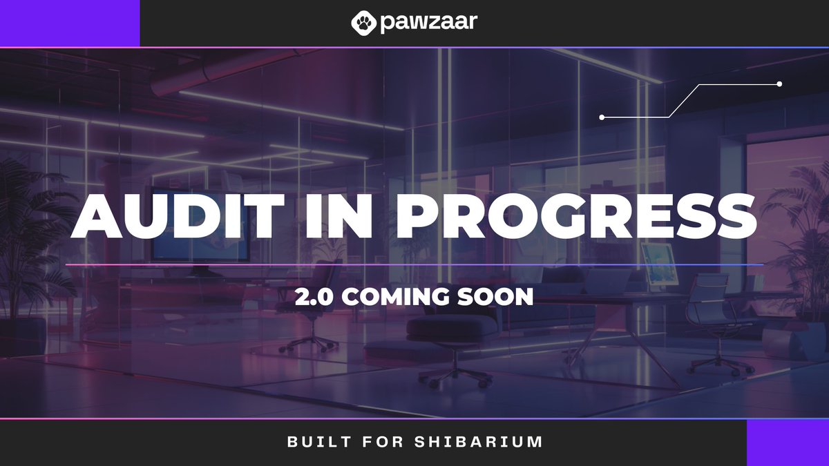 The audit is in progress #ShibArmy! We are working hard to resolve all findings so that we can offer a safe and reliable platform for NFT season on the Shibarium network.