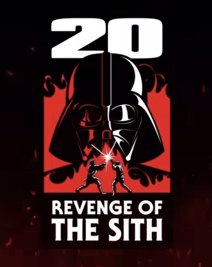 First look at the logo for 20th Anniversary Revenge of the Sith merchandise