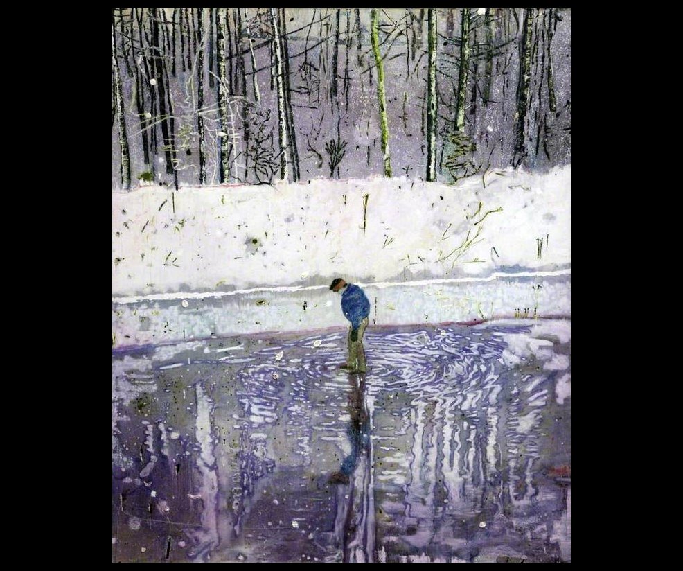 ClockworkCosmos's tweet photo. "Blotter" - Peter Doig (1959- )
#PeterDoig @walkergallery https://t.co/OQangQsruC