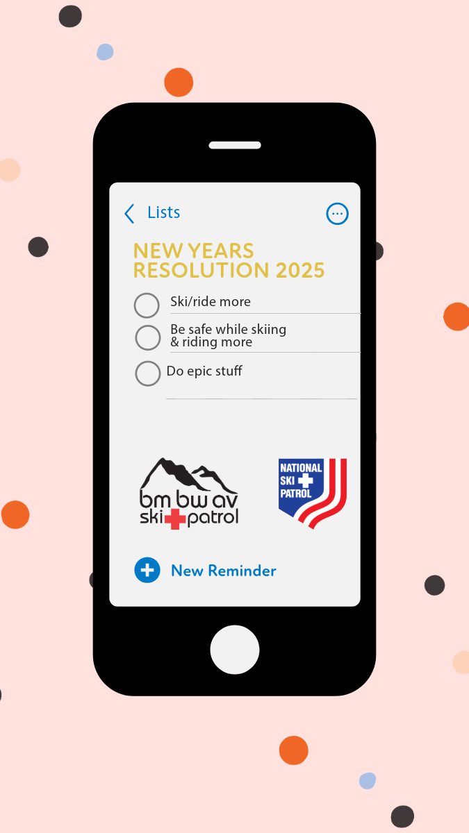 bmbwavsp's tweet photo. #NewYear2025 #NewYearNewGoals @BMBW @NatlSkiPatrol https://t.co/a5QJA59bcS