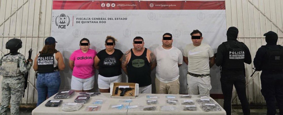 juanbaaq's tweet image. 🚨 Golpe al crimen en Quintana Roo 

Detenido Raúl “N”, alias “Güero Palma”, líder del grupo criminal “Güero Palma” dedicado a la venta de drogas y extorsión en Costa Mujeres en la zona continental de Isla Mujeres, considerados también como objetivos prioritario del Atlas…