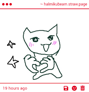 _halmiku's tweet image. WHO DREW THIS!!! THIS IS THE CUTEST KITTY I'VE EVER RECEIVED ILYYYY &amp;lt;3 &amp;lt;3