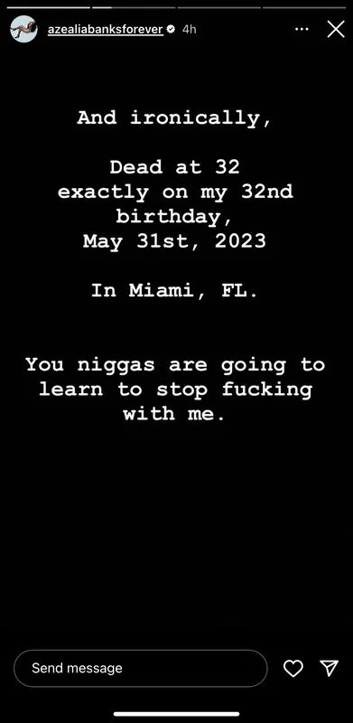 setrocs929's tweet photo. @BlackPowerCosmo @luandarea @azealiaslacewig Dc taught her a lesson? My guy sit this one out. Azealia should never be messed with. She always gets the last laugh. Always. Look at fried ratson https://t.co/6mkWFJL4zv
