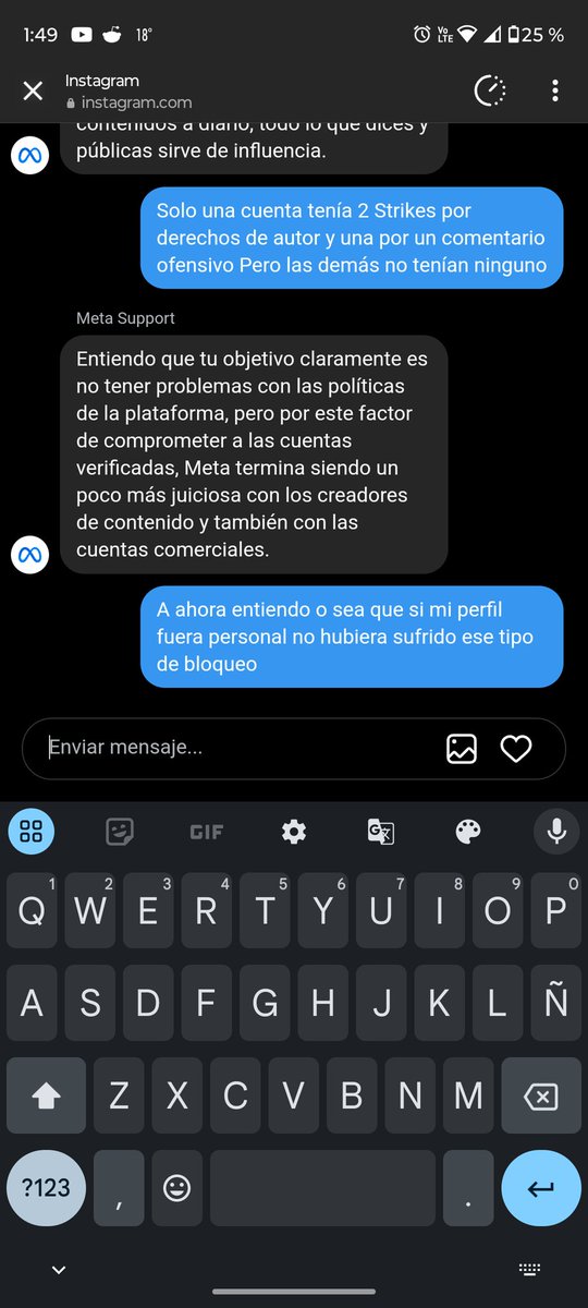 #MetaResponde #MetaDown ahora resulta que por tener mis cuentas como creador de contenido y cuentas comerciales se me dieron de baja por qué algo no les gustó y como tengo mucha influencia sobre mis seguidores  determinaron darme de baja por ser una mala influencia para ellos