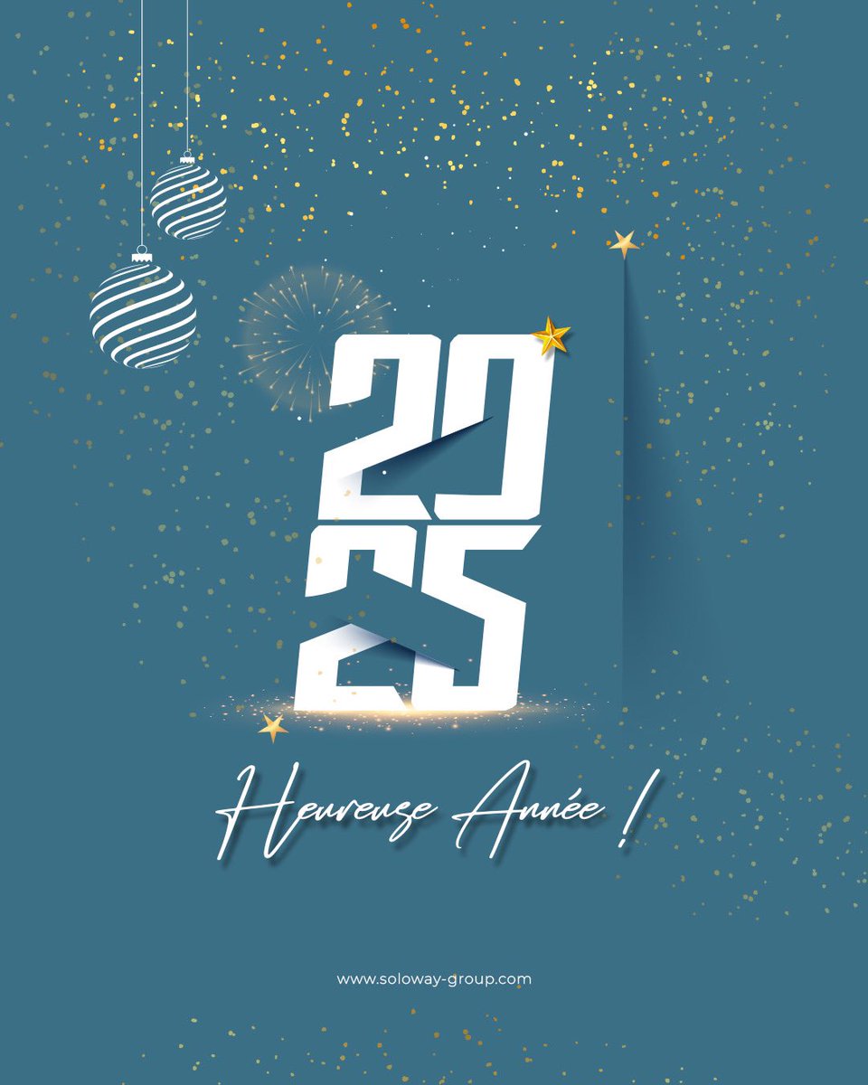 Que 2025 soit une année de succès, de progrès et d’innovation pour tous.

Soloway Group est fier de débuter cette nouvelle étape avec le lancement de ses services.

Meilleurs vœux pour une année remplie d’opportunités et d’accomplissements !

#HappyNewYear