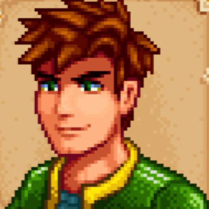 h0m0tron's tweet photo. Alex from Stardew Valley is gay! https://t.co/fxRi29yXfr