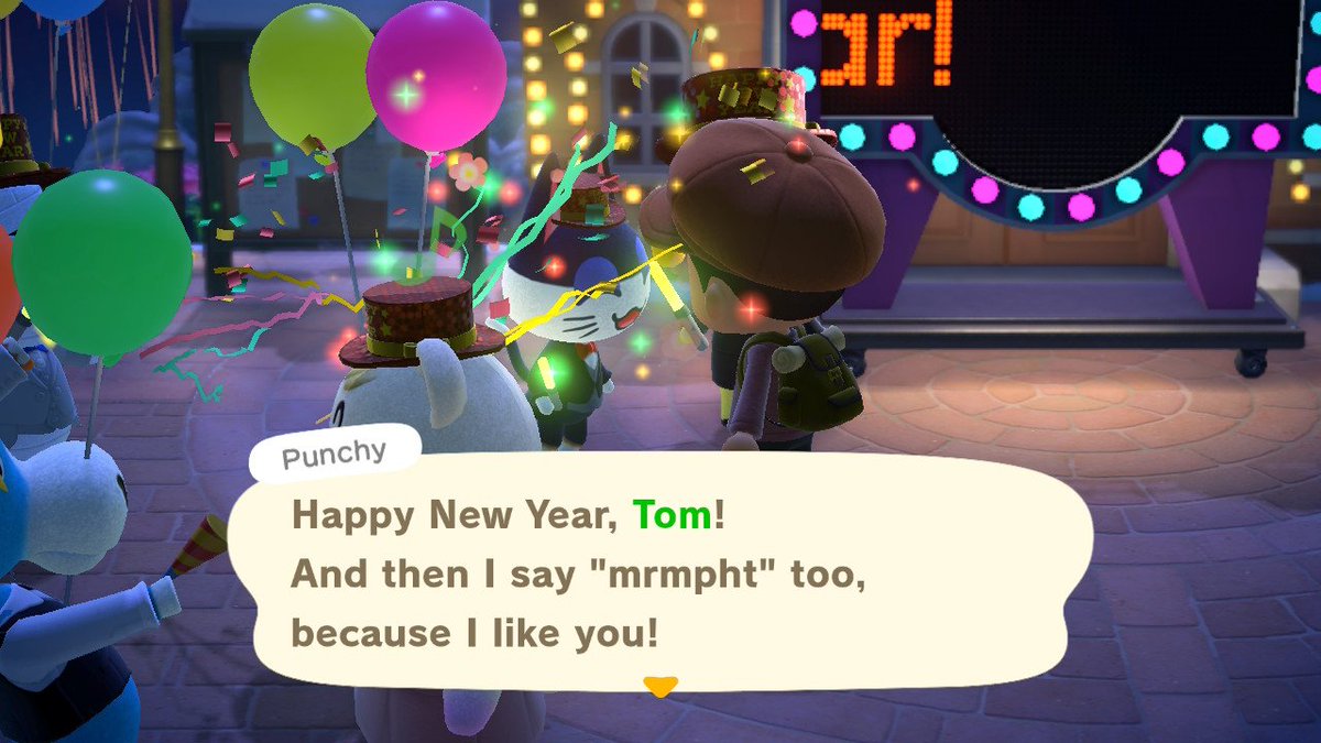 Thomal9's tweet image. Did my annual Animal Crossing visit last night for new years. It's good to see all my villagers again.