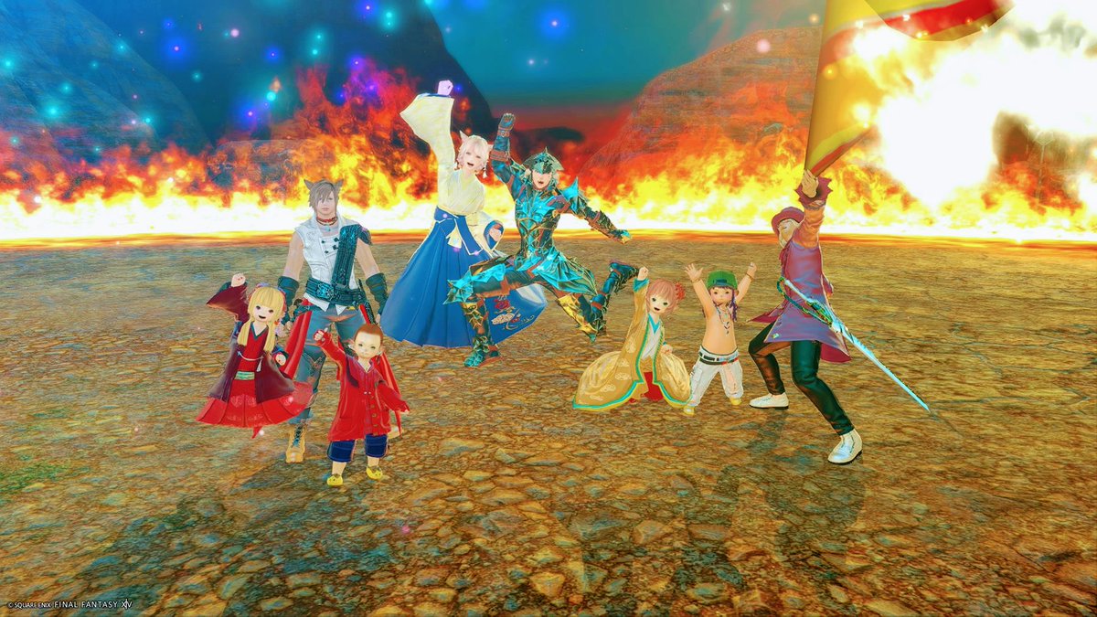 senFF14goku1031's tweet photo. 元旦でもノーバフに人が集まってた🤭
賑やかで本当にいいよなぁ、そしてコタツのおかげで距離が近いのもいい！
今日は幻を初めてクリアさせて貰いました😆✨️みんな凄い！！深夜はよっちゃんのクエを進めてきたよ！
あー楽しかったー！
#FF14 #ひかりとお姉さん #るかりんTV #No_Buff #ララフェル https://t.co/h0LlKsehwx