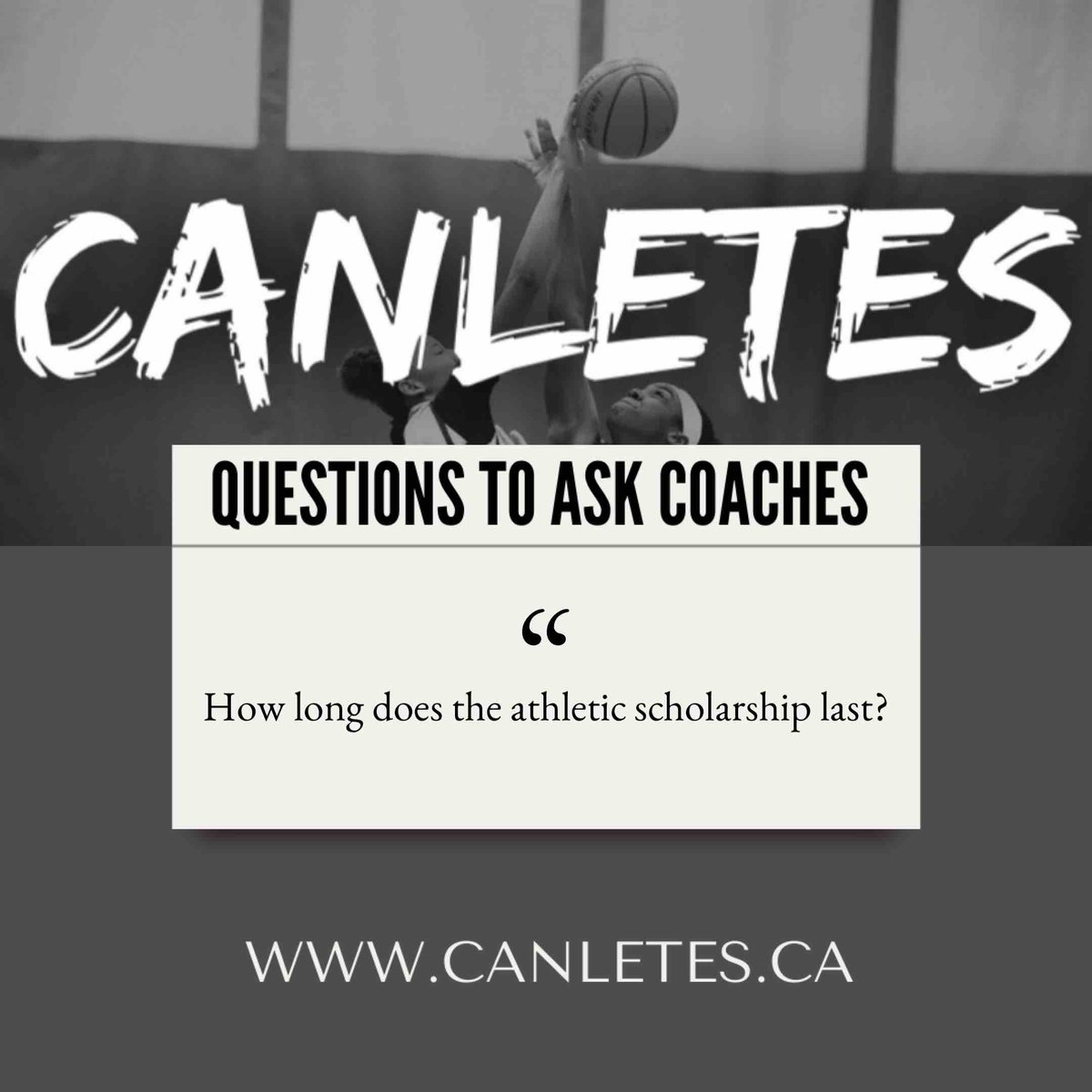 #Questions2AskCoaches #Canletes 🍁📚🏀