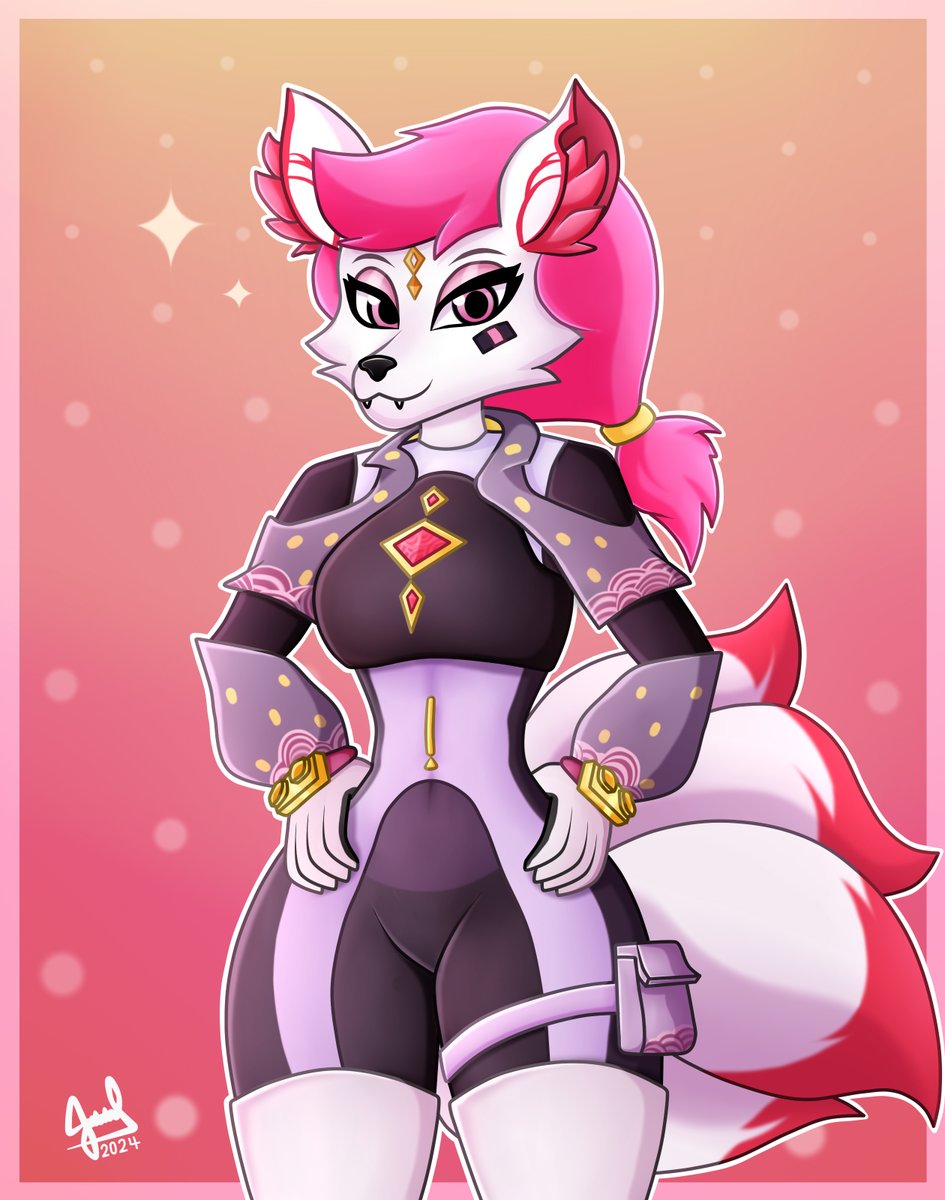 JonnyART5's tweet photo. 💟Kimiko five tails💟 Made by me :)
#Fortnite #FortniteFanArt #KimikoFiveTails #furryartwork  #furryfortnite https://t.co/0abb2r6UVG