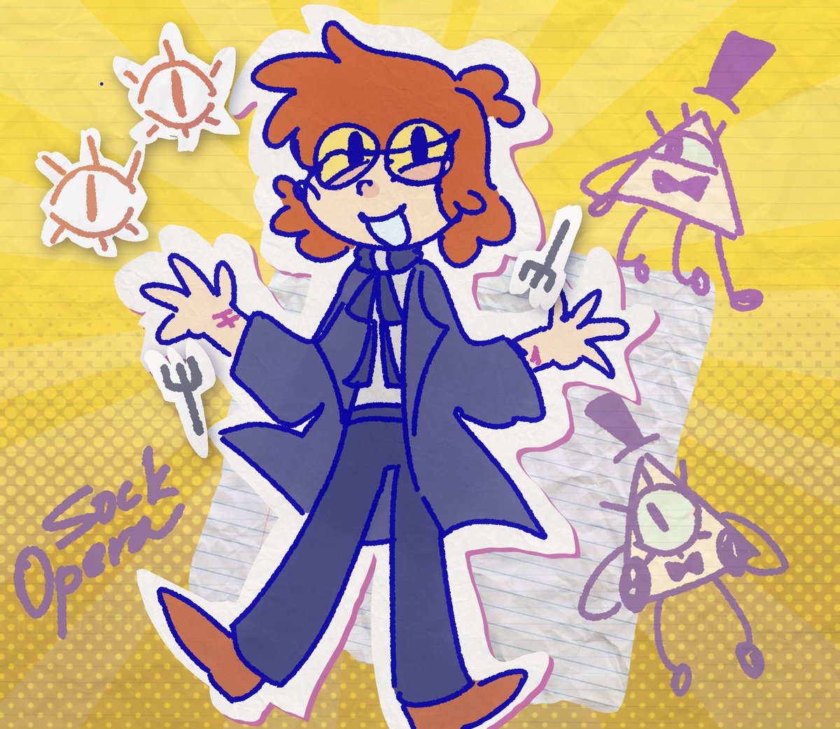 ApelSin47655's tweet photo. ☆⌒(ゝ。∂)
#Bipper #BillCipher #Gravityfalls https://t.co/jjQeNjdMYo