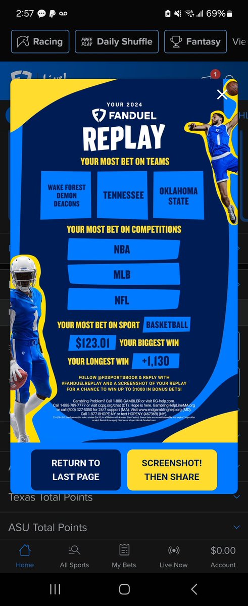 JfrostMedia's tweet photo. @FDSportsbook #FanDuelReplay https://t.co/vfDDiNzhik