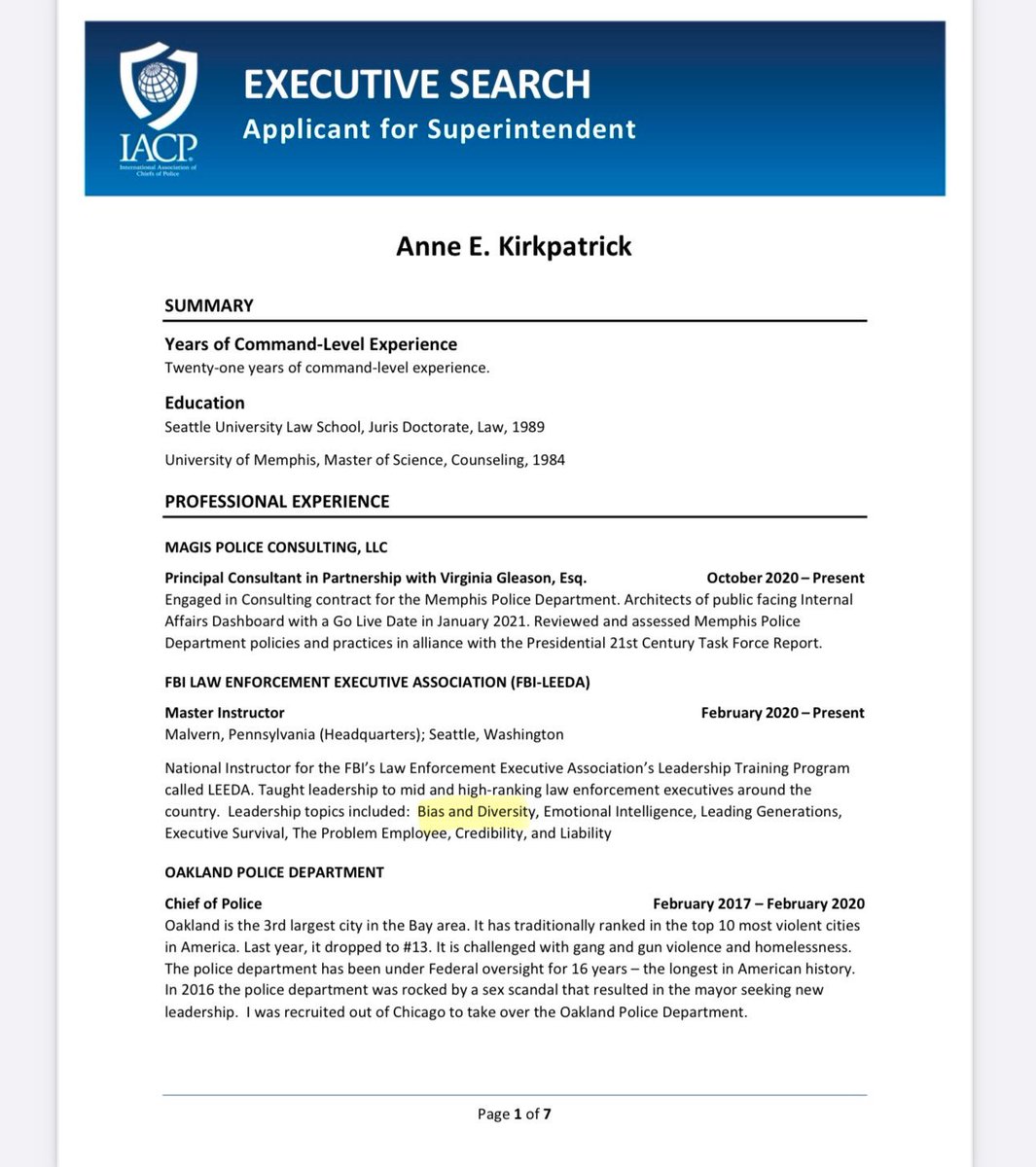libsoftiktok's tweet photo. New Orleans Police Chief was an FBI Instructor for “Bias and Diversity.” New Orleans FBI recently held a “Diversity Recruiting Event.” https://t.co/fW5WldjEzv