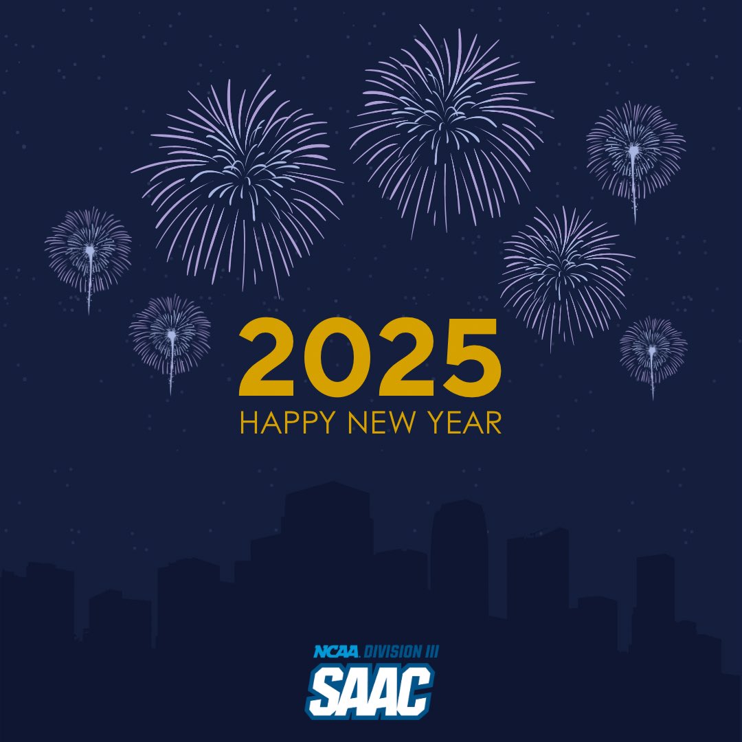 Happy New Year from DIII SAAC! 2024 was a great year for us from our Hot Topics interview with President Baker, welcoming all our new members, being able to vote and have our voices heard during convention for the first time, &amp; more! We can't wait to see what this year will bring
