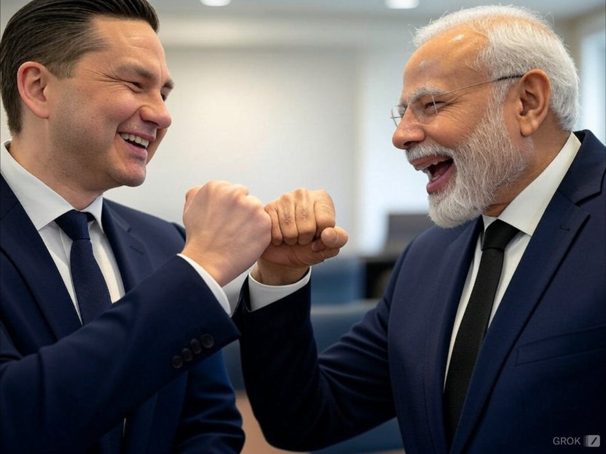 Lady_Marushka's tweet photo. @PierrePoilievre Hope you had fun with Harper&Modi ushering in the new year with your Owners in🇮🇳
Did your 🇷🇺agents also join you in India?
Nothing says Happy New Year quite like summer photos from your #CampaignSansElection
What’s done cannot be undone.
Shakespeare.
#NeverPoilievre #cdnpoli https://t.co/llJJqNnfkG