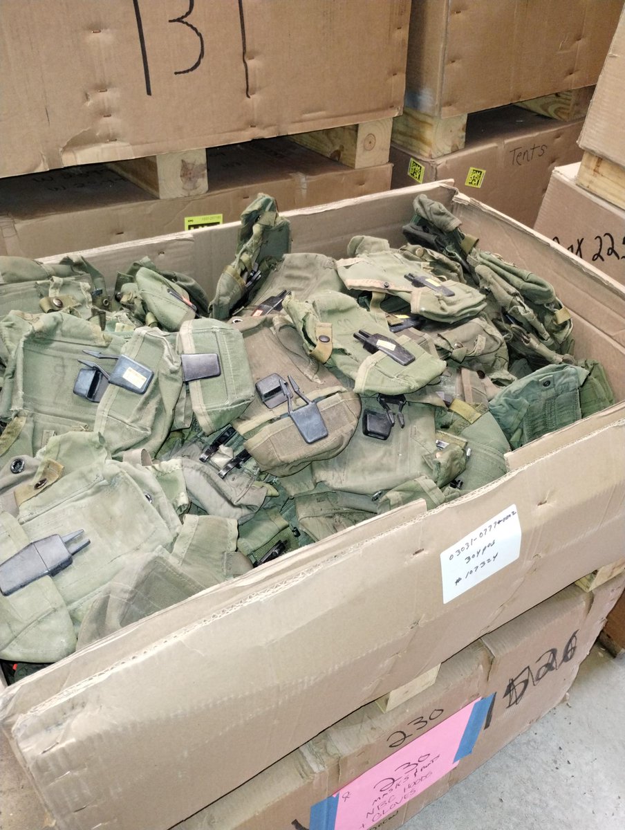 Case full of M16 pouches, they multiply like weeds!