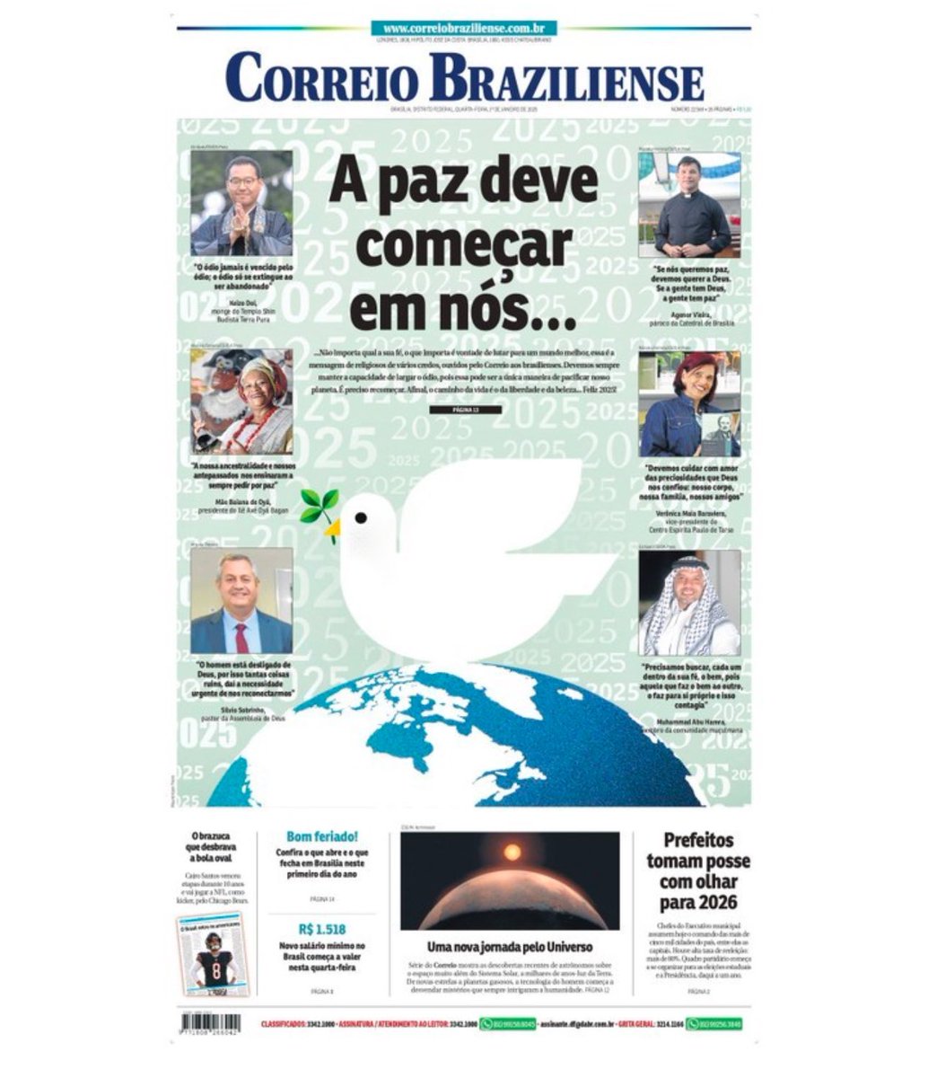 Brasília, 1° de janeiro de 2025