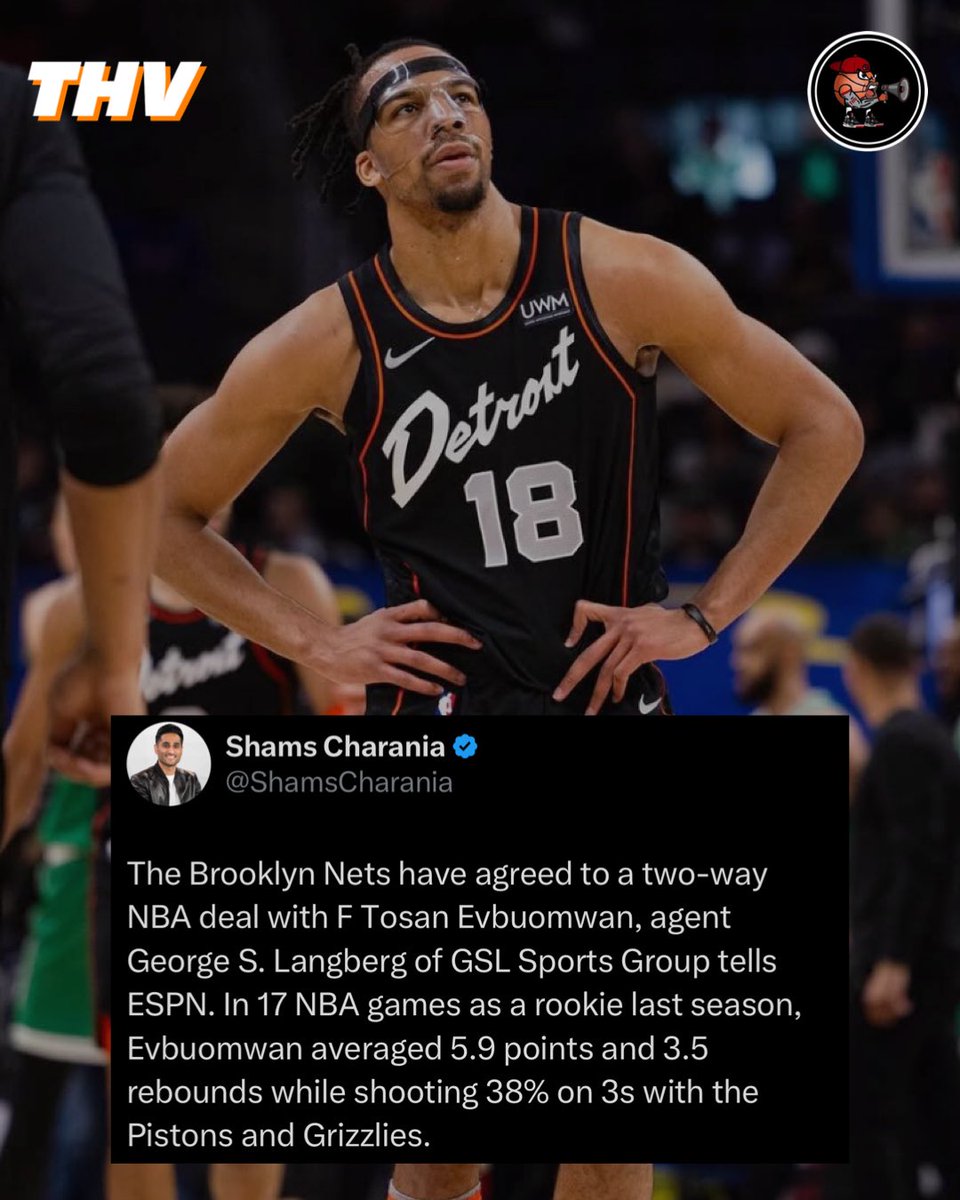 thehoopersvoice's tweet photo. Tosan is a Brooklyn Net! @Tosan_Evb 🔥

#VideoGameNice https://t.co/zsHRmyjSxL