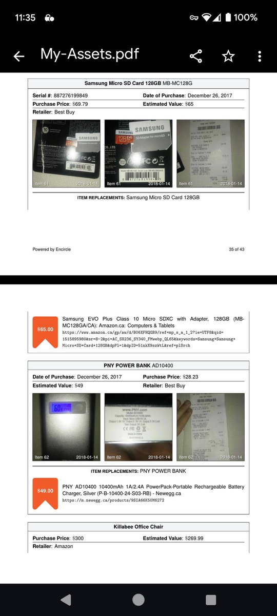 Annual reminder to make or update a home inventory for everything insured.
(No ads on the app; can link retailer links, including photo of original receipts, consolidate all within a PDF)
play.google.com/store/apps/det…