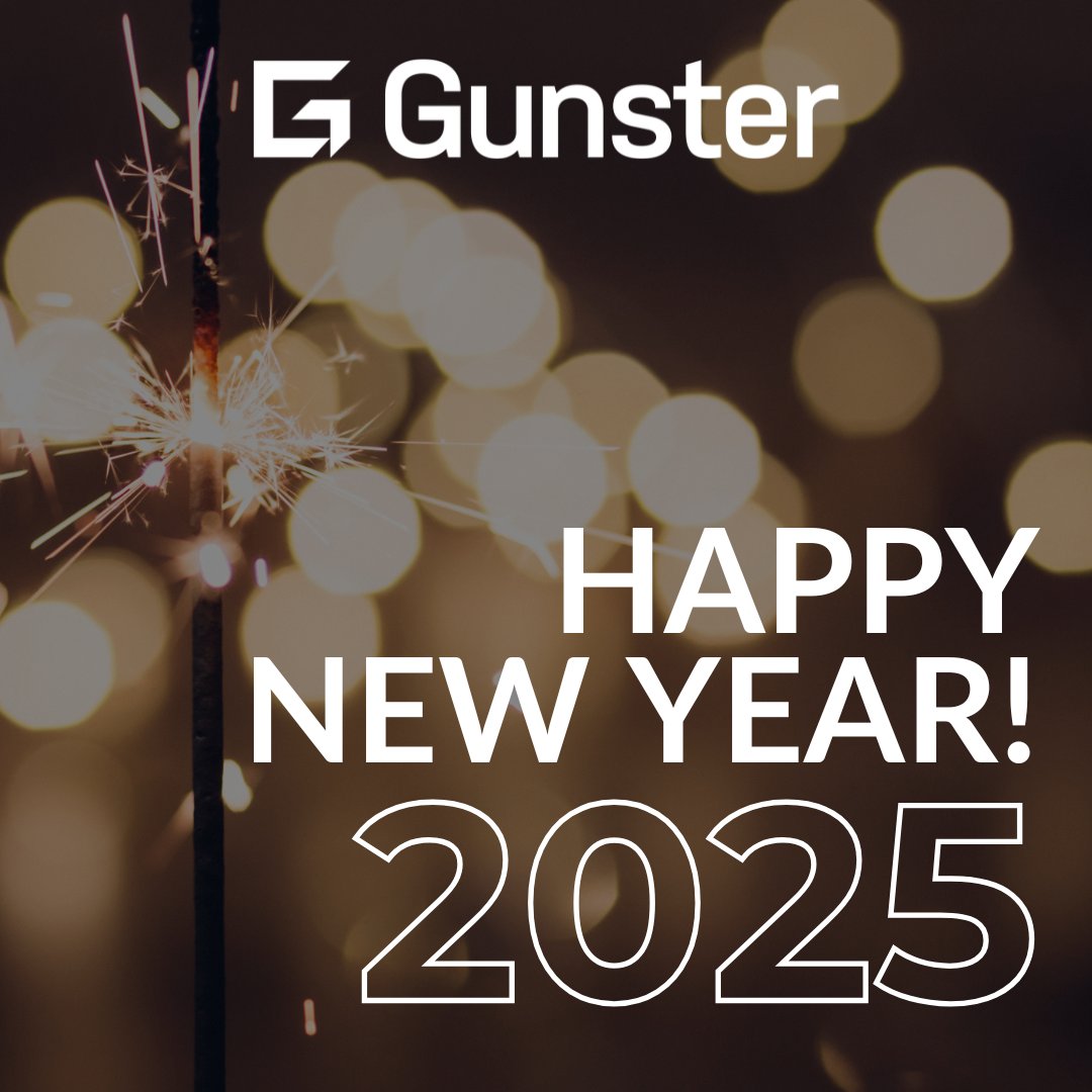 Happy New Year from #TeamGunster! Cheers to a prosperous and joyful 2025. The best is yet to come!