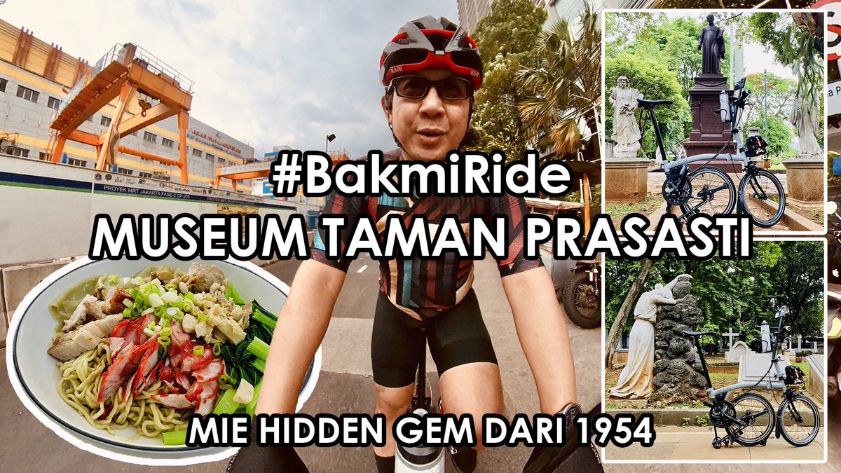 Bakmi_Cyclist's tweet photo. Kali ini gue mampir ke kuburan Tua yang sekarang menjadi Museum Taman Prasasti. Silahkan tonton videonya di sini: https://t.co/BaYSZLzPfv and thank you for your support! 😉
#bakmicyclist #gowes #cycling #cyclists #bakmiride #tanah #abang #kebon #jahe #kober #wisata #brompton https://t.co/irnNaZdW6s