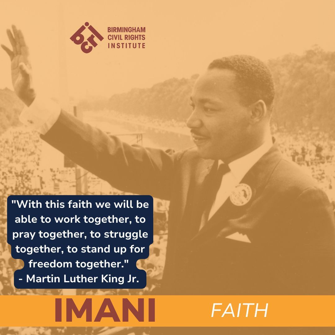 Habari Gani?

The final principle of Kwanzaa is IMANI - faith. We believe with all our heart in our people, our parents, our teachers, our leaders, and the righteousness and victory of our struggle.