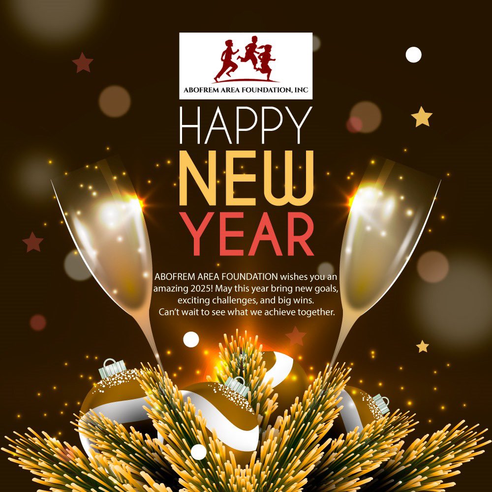The Abofrem Area Foundation (@abofremfound) on Twitter photo Happy New Year from our team at <a href="/AbofremFound/">The Abofrem Area Foundation</a> to you all. Looking forward to a great year full of love and laughter. #AMBUSA25 Happy New Year from our team at <a href="/AbofremFound/">The Abofrem Area Foundation</a> to you all. Looking forward to a great year full of love and laughter. #AMBUSA25