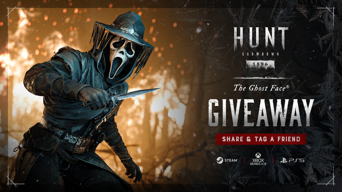 We've a final holiday giveaway and, the first of the new year! 🎉

To be in with a chance to win the Ghost Face Rampage DLC, all you have to do is:

- Share the Post! ↩️
- Tag a friend! 🤠
