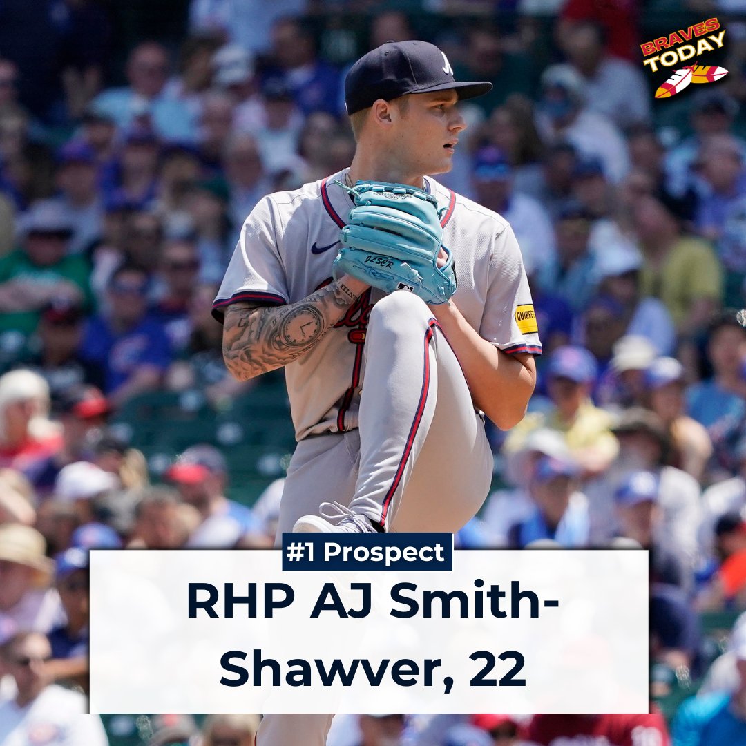 The good folks at <a href="/Prospects1500/">Prospects1500</a> have named RHP AJ Smith-Shawver as the team's #1 prospect entering the 2025 season. What are your expectations for AJ this season?  

Read more here: prospects1500.com/top-50-lists/a…