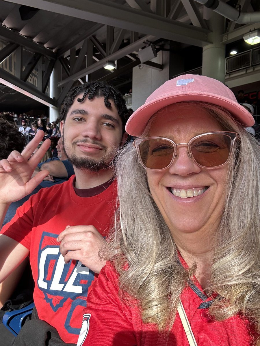 coffeebean63's tweet photo. @CleHotDogs First home opener game with the oldest grandson 
I’m sure we kicked off this amazing season https://t.co/nLj2ovdQUw