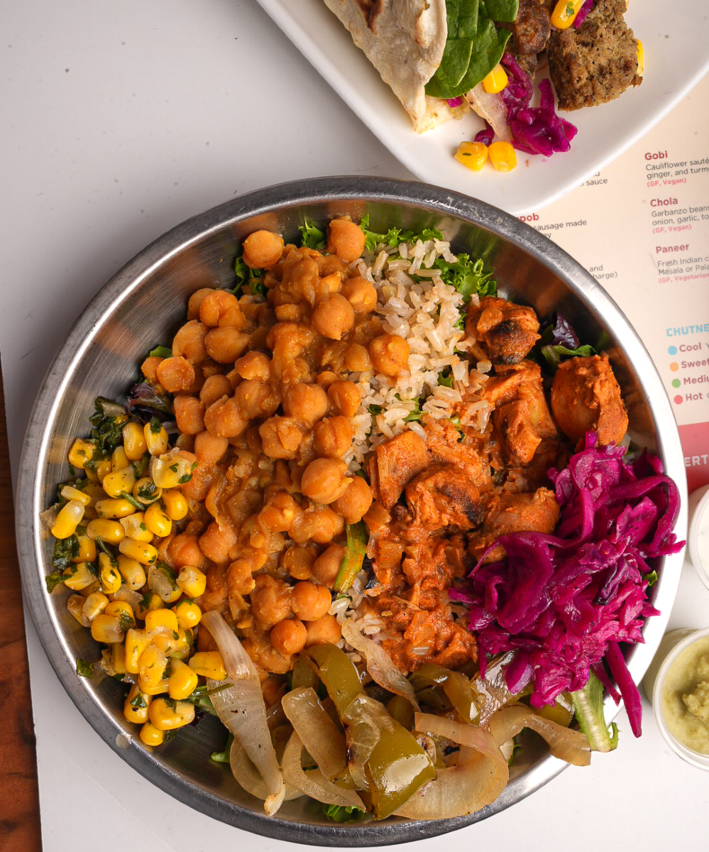 Happy New Year! At NaanStop, you can hit your New Years goals while enjoying delicious food packed with flavor! We offer vegan, vegetarian and gluten free options!