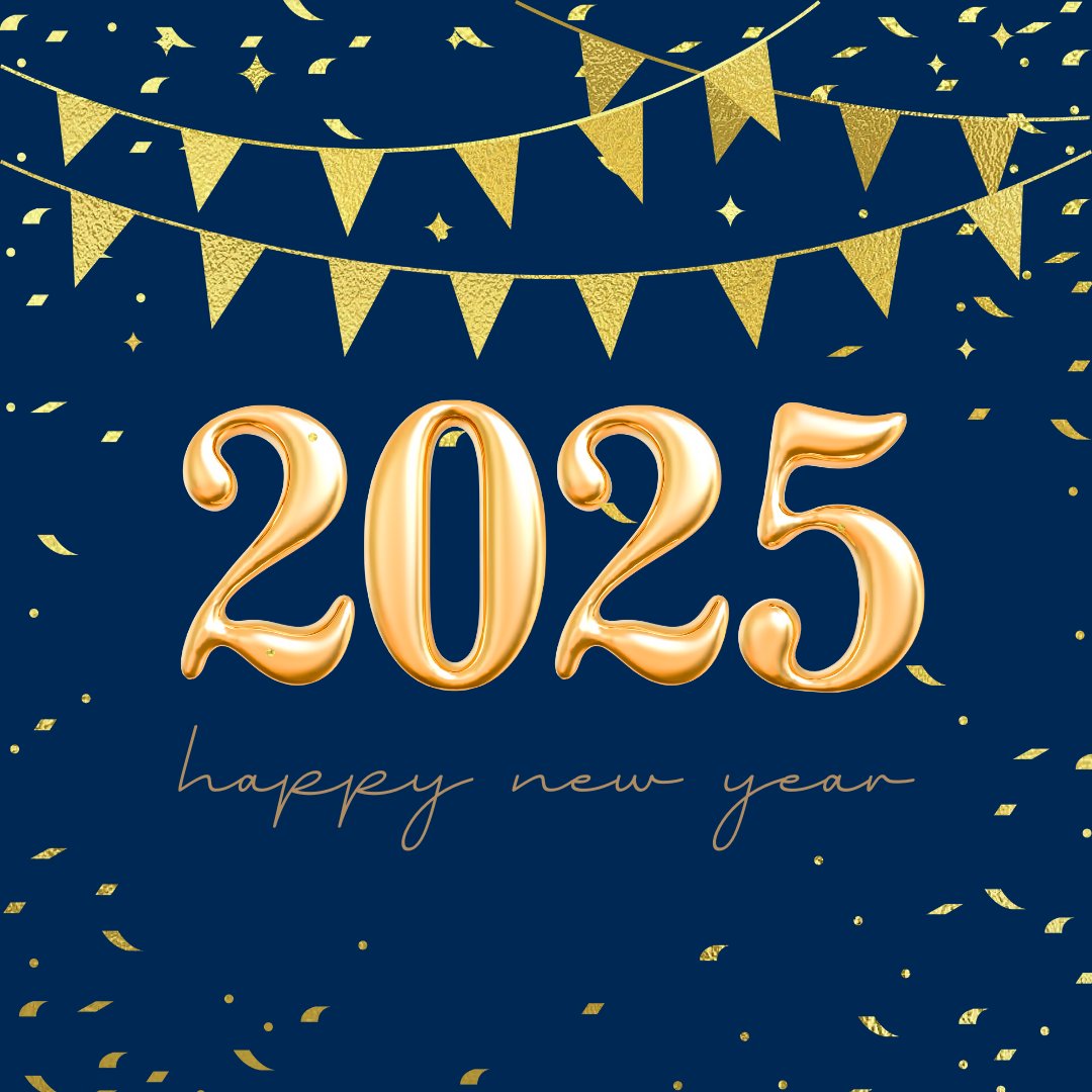 As we welcome the New Year, we are excited for the opportunities and challenges ahead. Together, we will continue to grow and achieve great things. Wishing you all a Happy New Year!