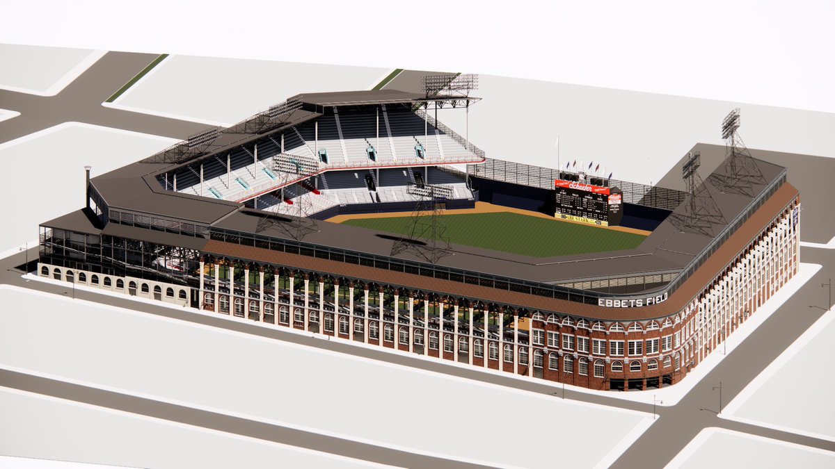 SportsBandbox's tweet photo. How #VirtualEbbets looked in Jan 2024 and itβs going into Jan 2025. Looking forward to the exciting things in store for the new year. Thank you to my followers and support! #Brooklyn #Dodgers #EbbetsField https://t.co/64UgtWUws9